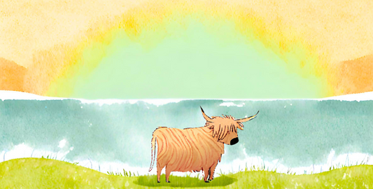 Churchill Island Highland Cow: Art Pen