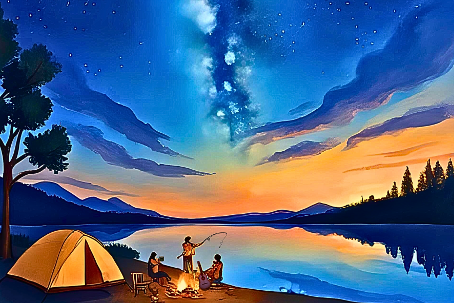 The Campfire Crew: Print