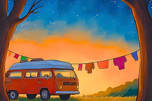 Home is Where We Parked the Combi Van: Print