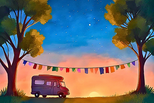 Golden Hour on Wheels: Print