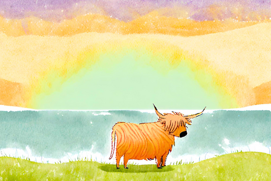 Churchill Island Highland Cow: ceramic mug
