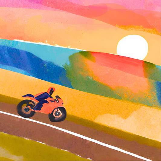 Phillip Island Moto GP: square coaster